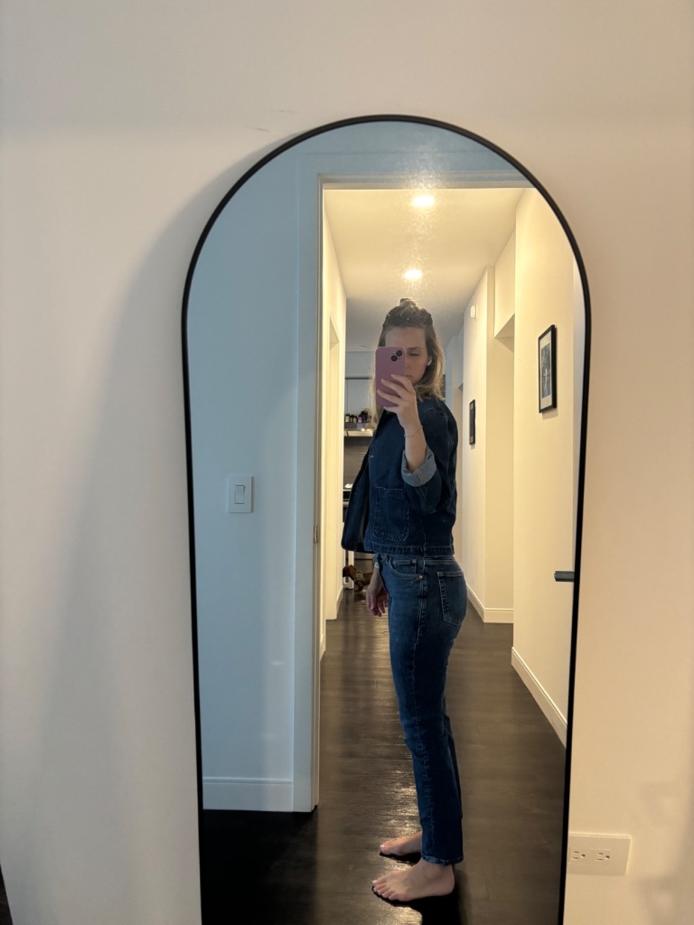 Cropped Denim Jacket - Picture 2 of 5